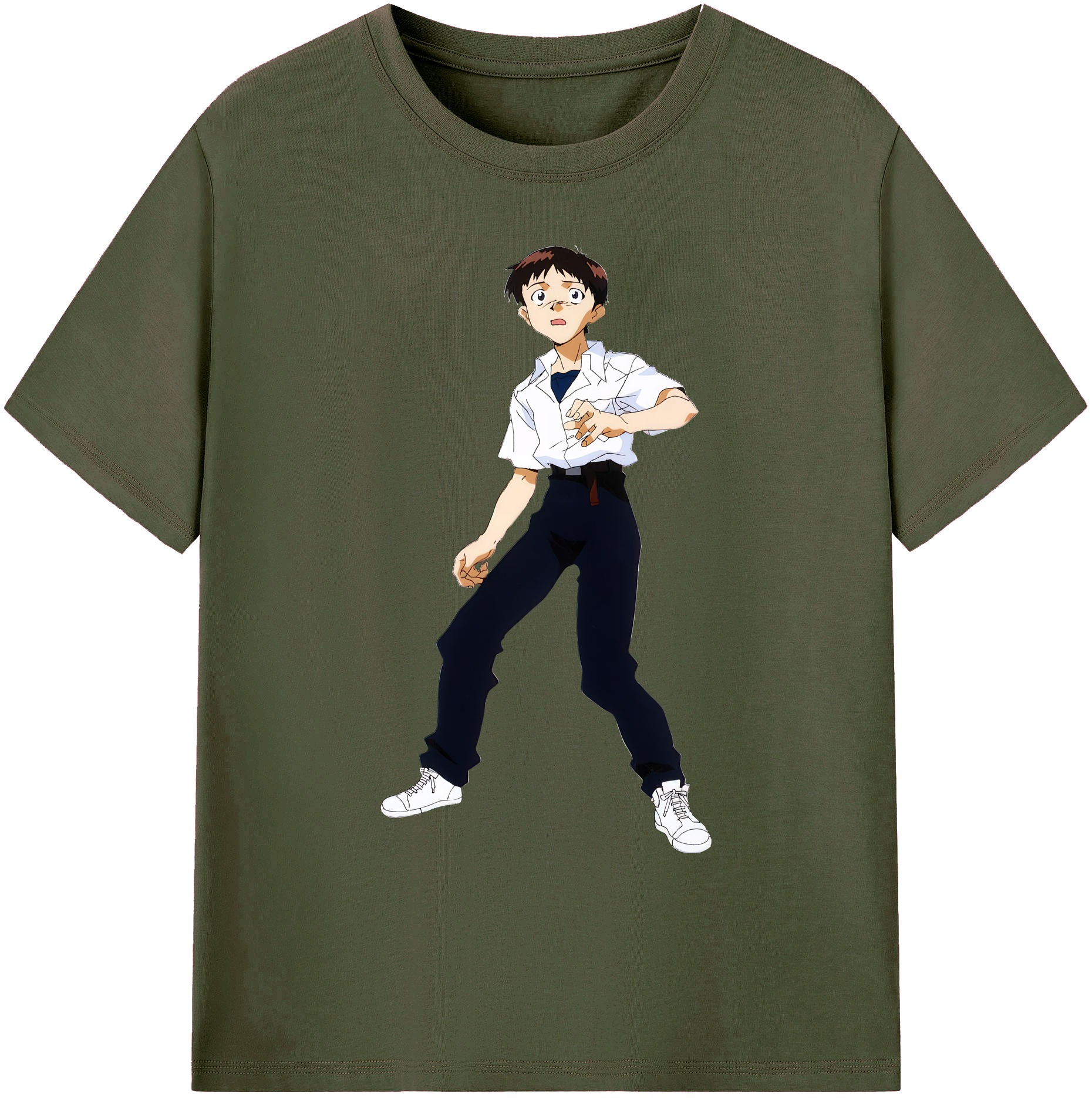 （画像用） EVA 新世紀エヴァンゲリオン 綿100％ メンズ半袖Tシャツ｜肌触りやわらか＆通気性